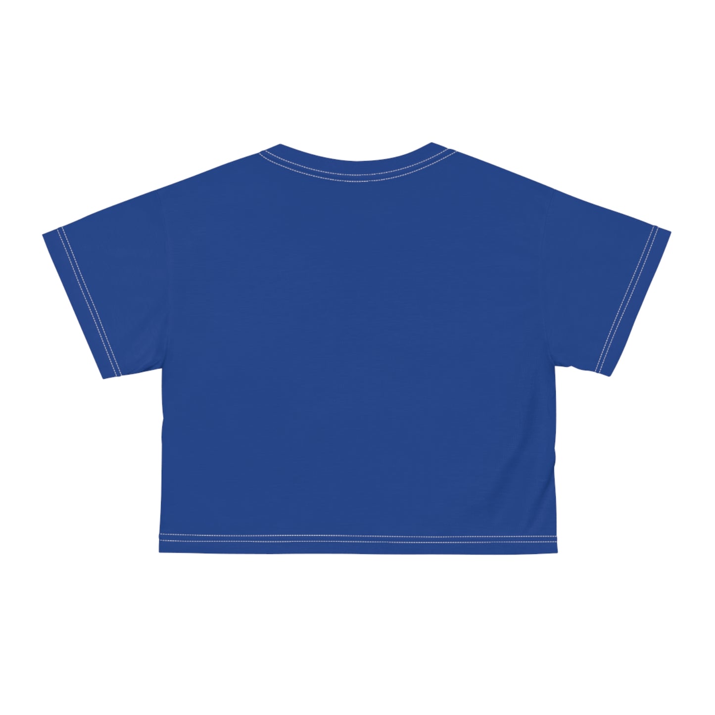 Cardio Camo Blue Crop Tee