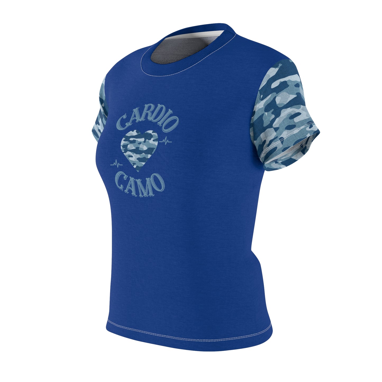 Cardio Camo - Women's Cut & Sew Tee