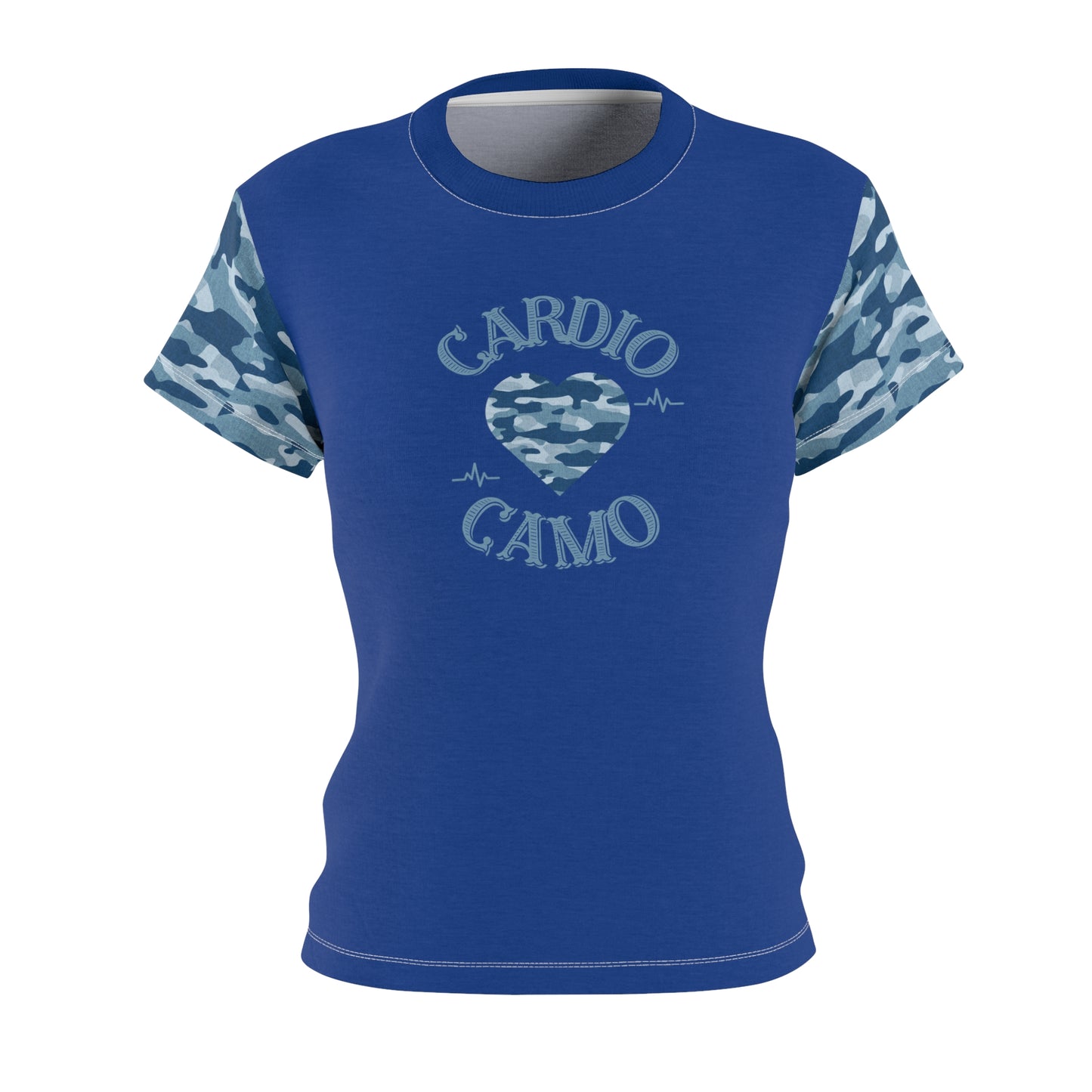 Cardio Camo - Women's Cut & Sew Tee