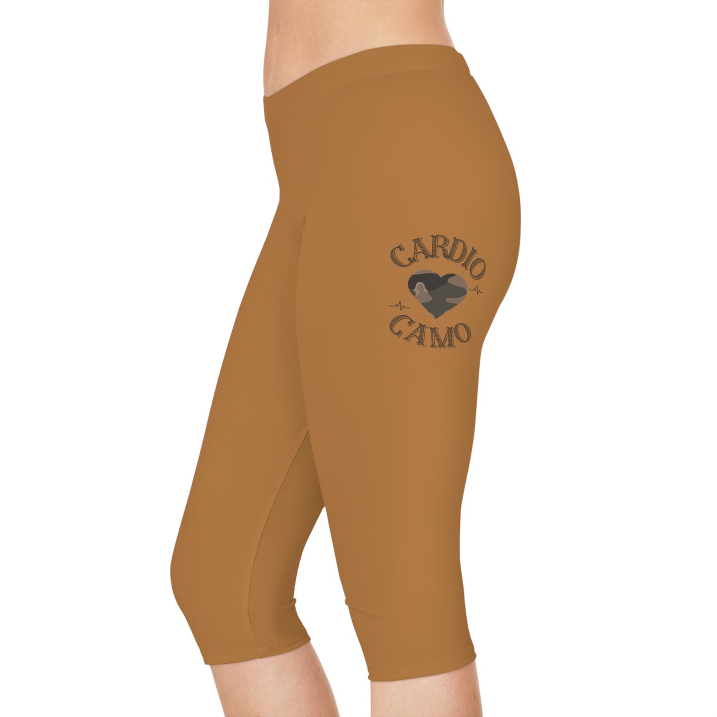 Cardio Camo - Women's Capri Leggings