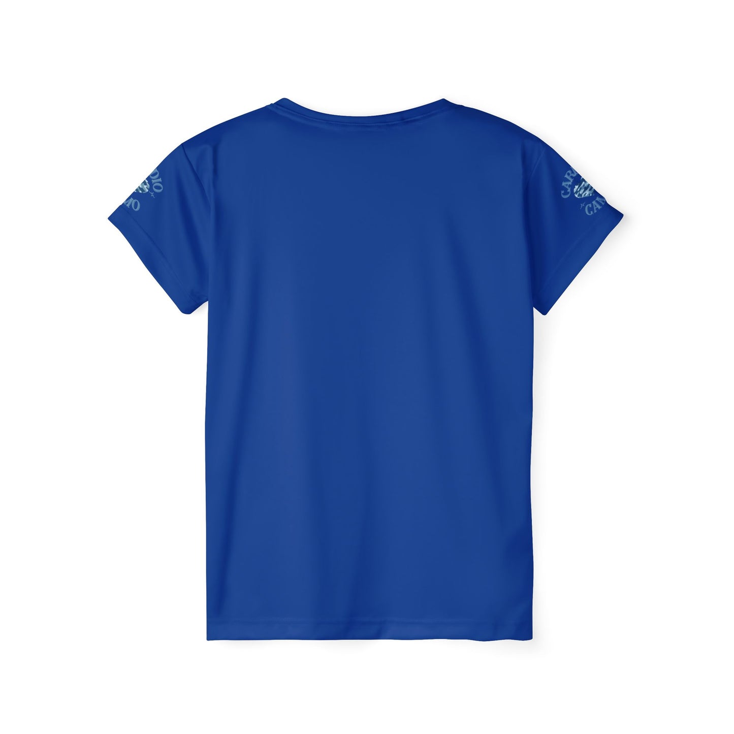 Cardio Camo Women’s Sports Jersey Blue Athletic Tee