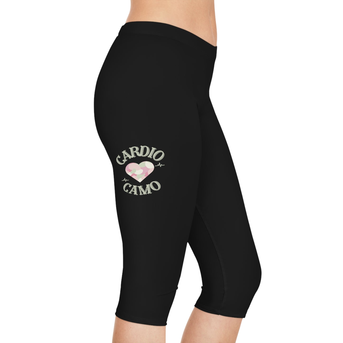 Cardio Camo - Women's Capri Leggings
