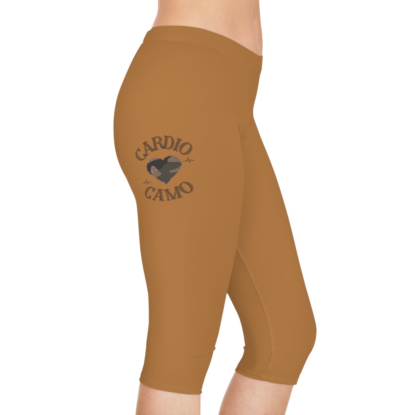 Cardio Camo - Women's Capri Leggings