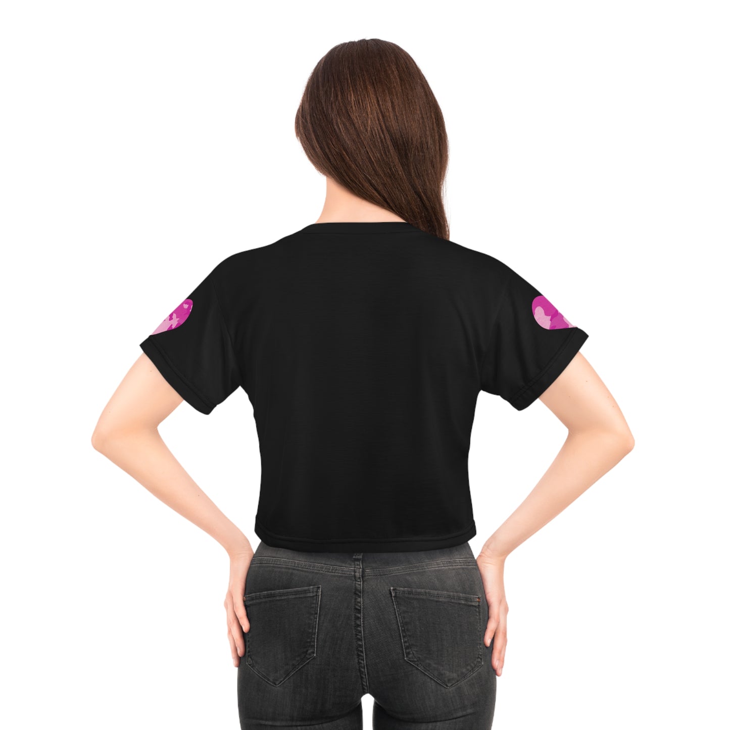 Cardio Camo Crop Tee