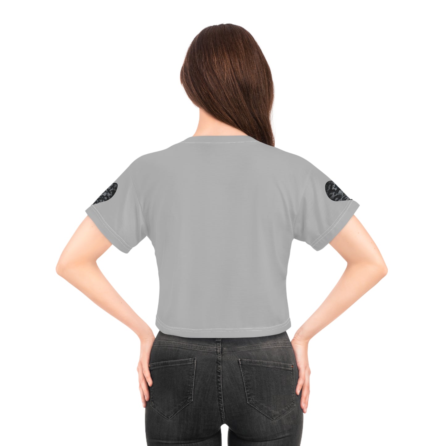 Cardio Camo Crop Tee