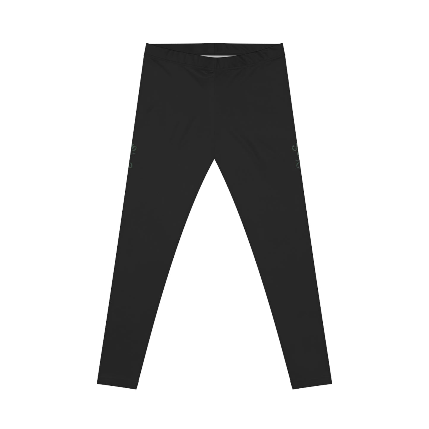 Cardio Camo Women's Black Casual Leggings