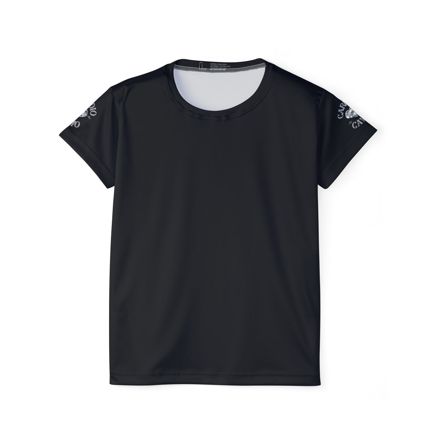 Cardio Camo Women's Sports Jersey Black Athletic Tee