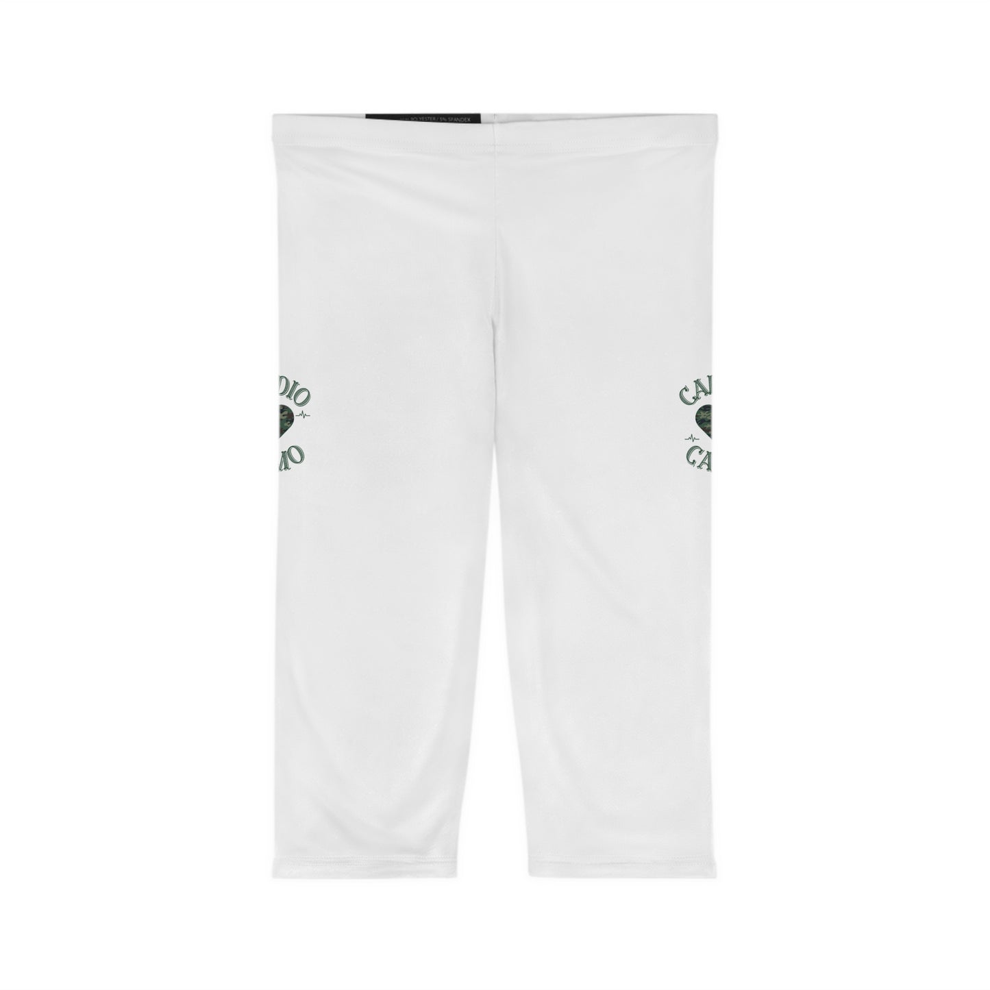 Cardio Camo White Capri Leggings