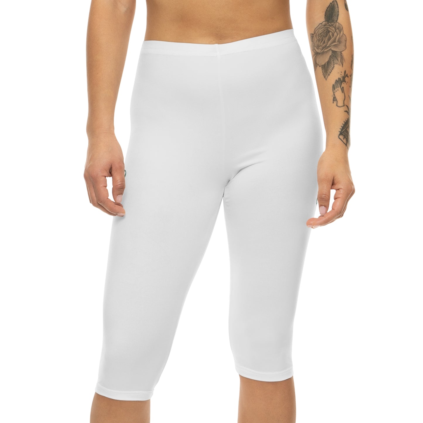 Cardio Camo White Capri Leggings
