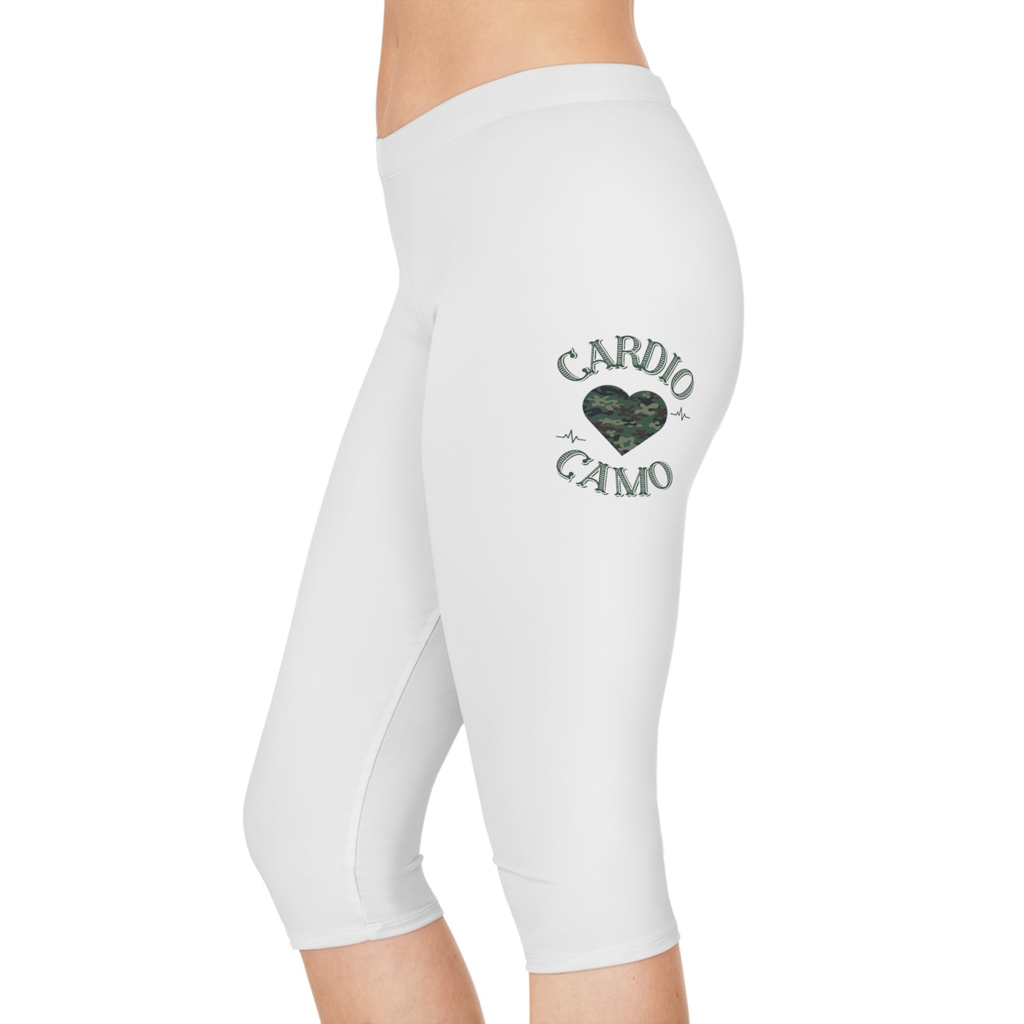 Cardio Camo - Women's Capri Leggings