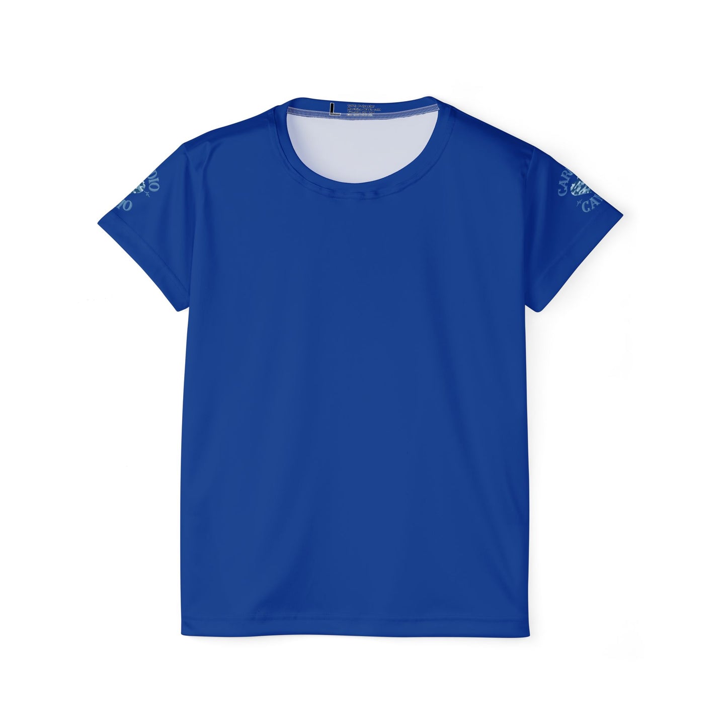 Cardio Camo Women’s Sports Jersey Blue Athletic Tee