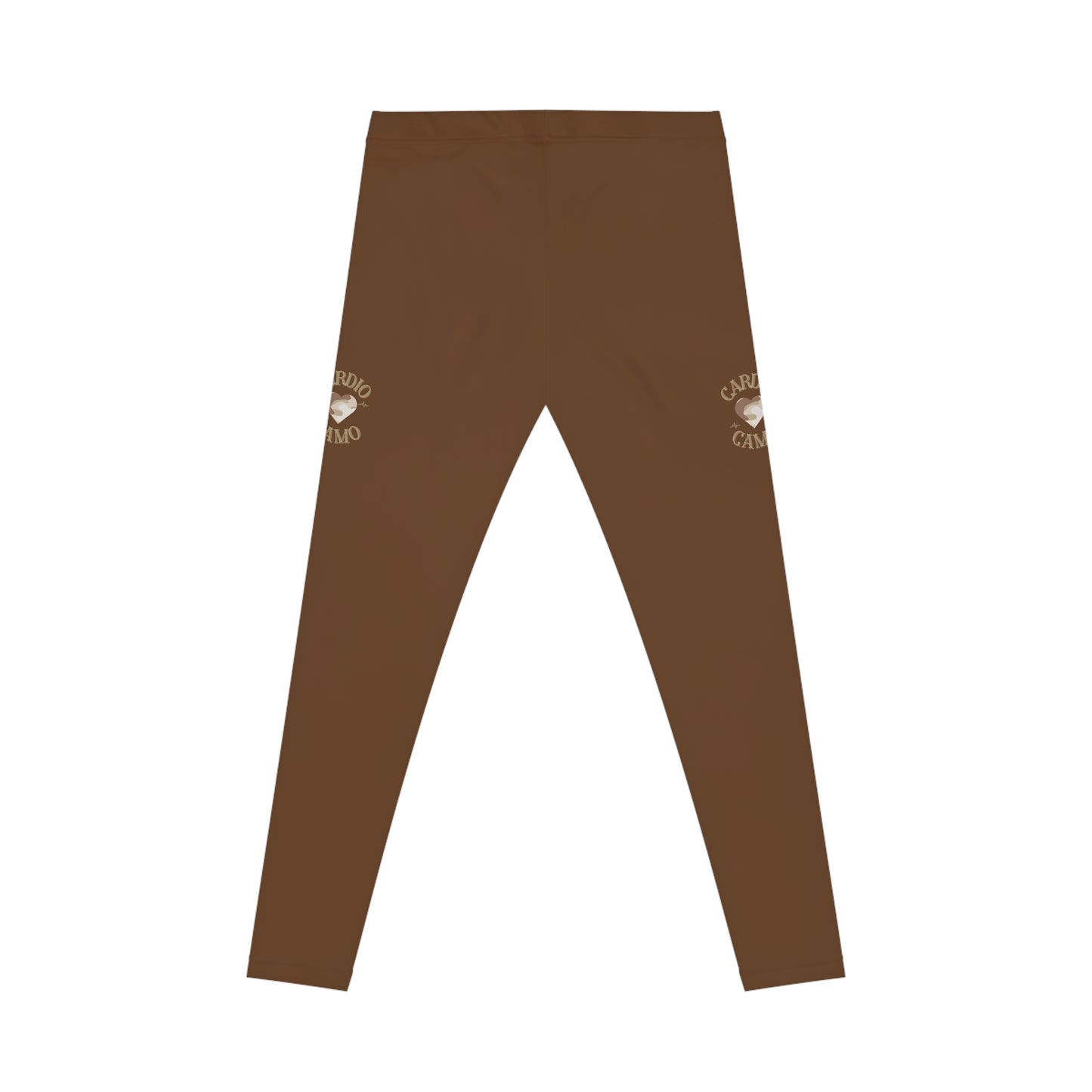 Cardio Camo Women's Brown Casual Leggings