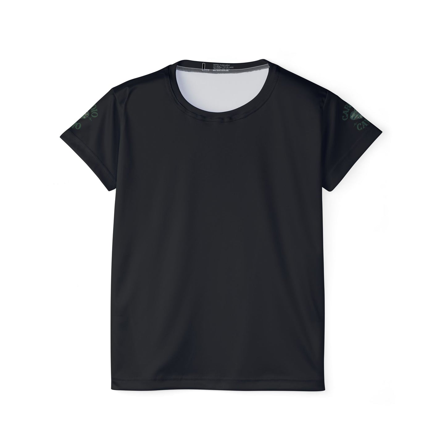 Cardio Camo Women's Sports Jersey Black Athletic Tee