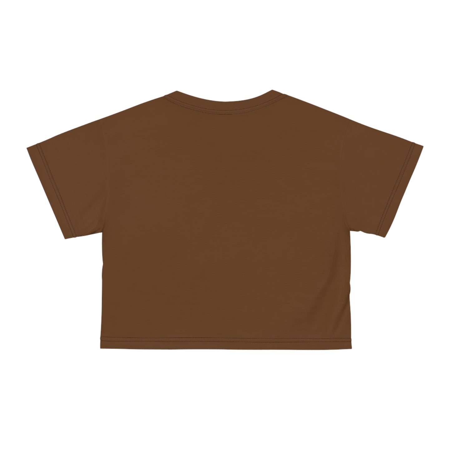 Cardio Camo Brown Crop Tee