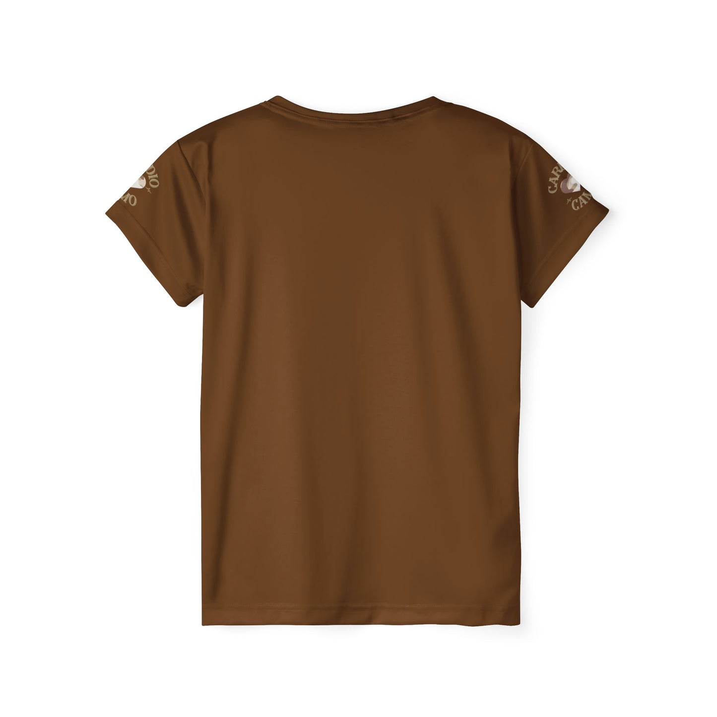 Cardio Camo Women's Sports Jersey Brown Athletic Tee