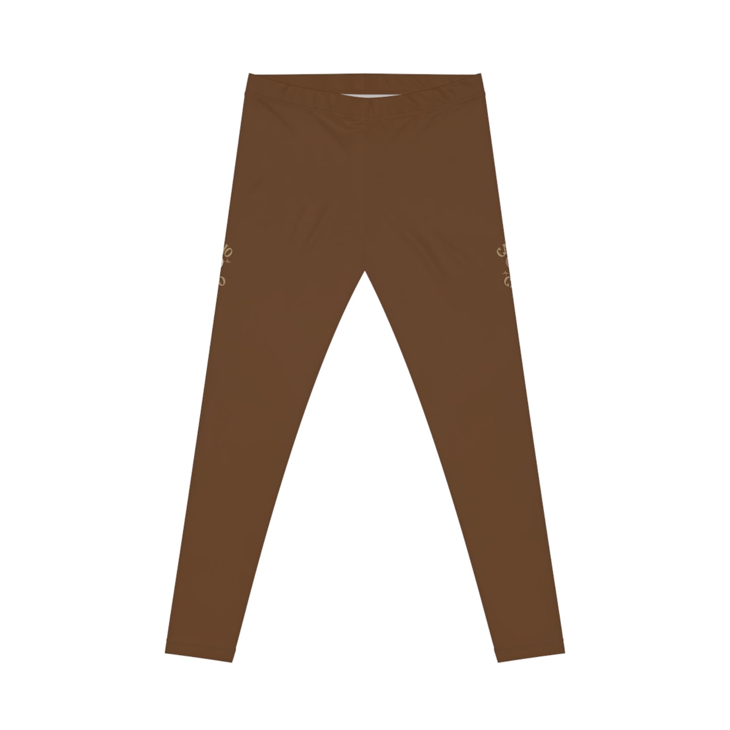 Cardio Camo Women's Brown Casual Leggings