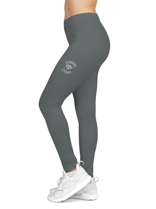 Cardio Camo Women's Gray Casual Leggings